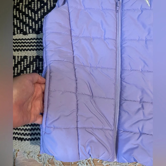 Puma Kids Lavender Quilted Vest - Picture 3 of 4